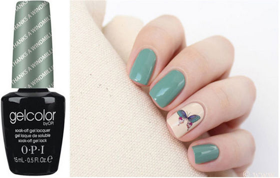 Da menina verniz para as unhas personalizado colorido bonito 15ML de Gelcolor OPI por muito tempo último