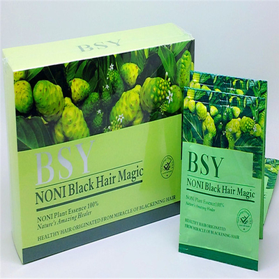 mágica bsy do cabelo preto do noni